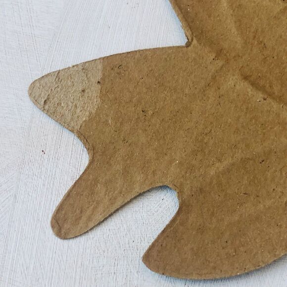 Vintage Halloween H E Luhrs Scarecrow Pumpkin Jack O’Lantern Cardboard Decor USA - Picture 9 of 12